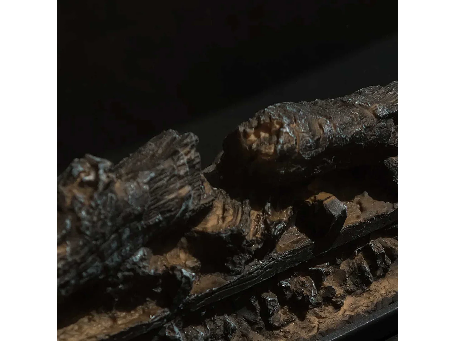 Jefferson - Cheminée électrique de sol en bois 89,5x28xH90,5 cm, effet flamme