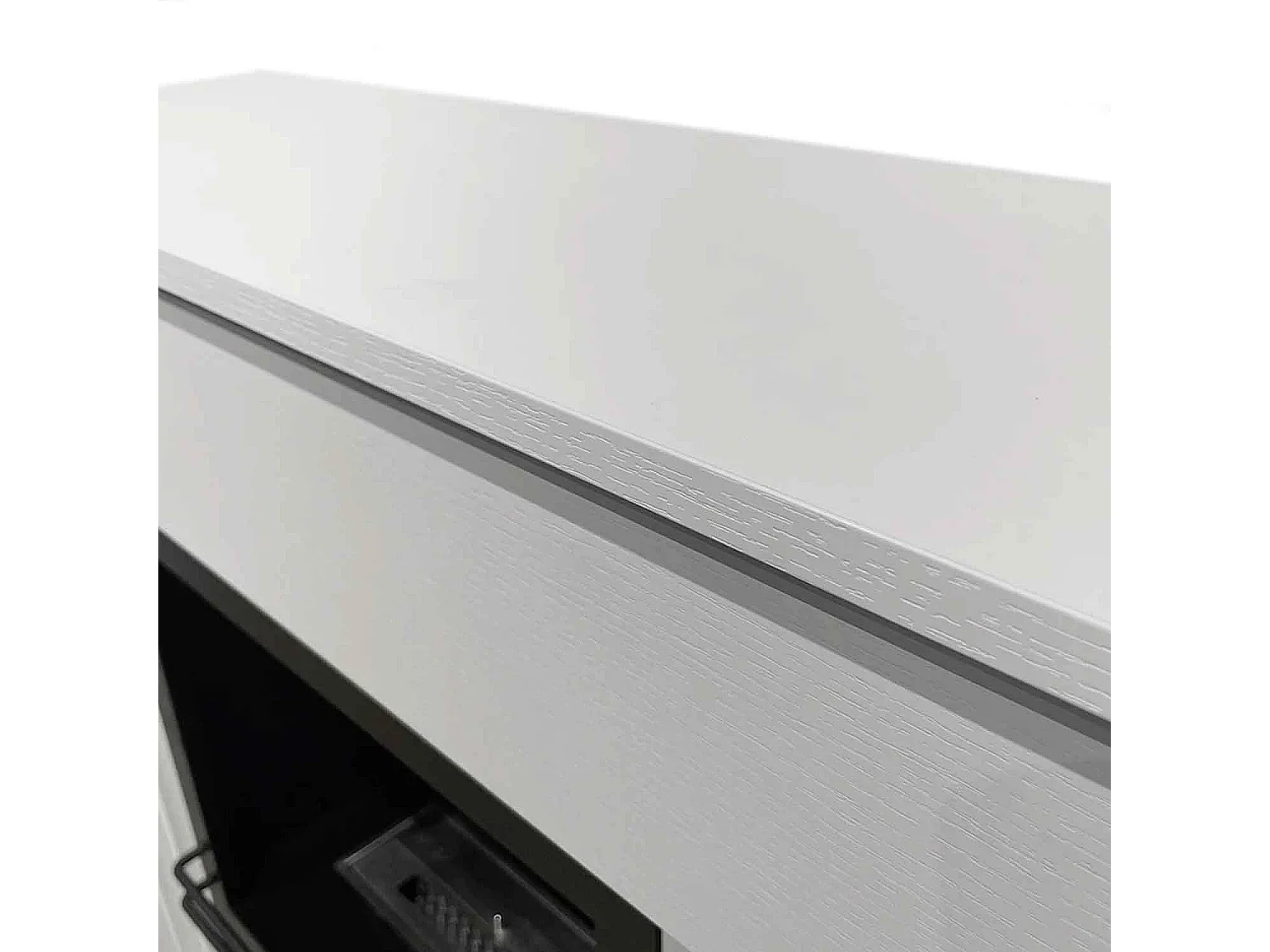 Bellini - Chimenea de bioetanol de suelo 96x35xH96 cm, blanco