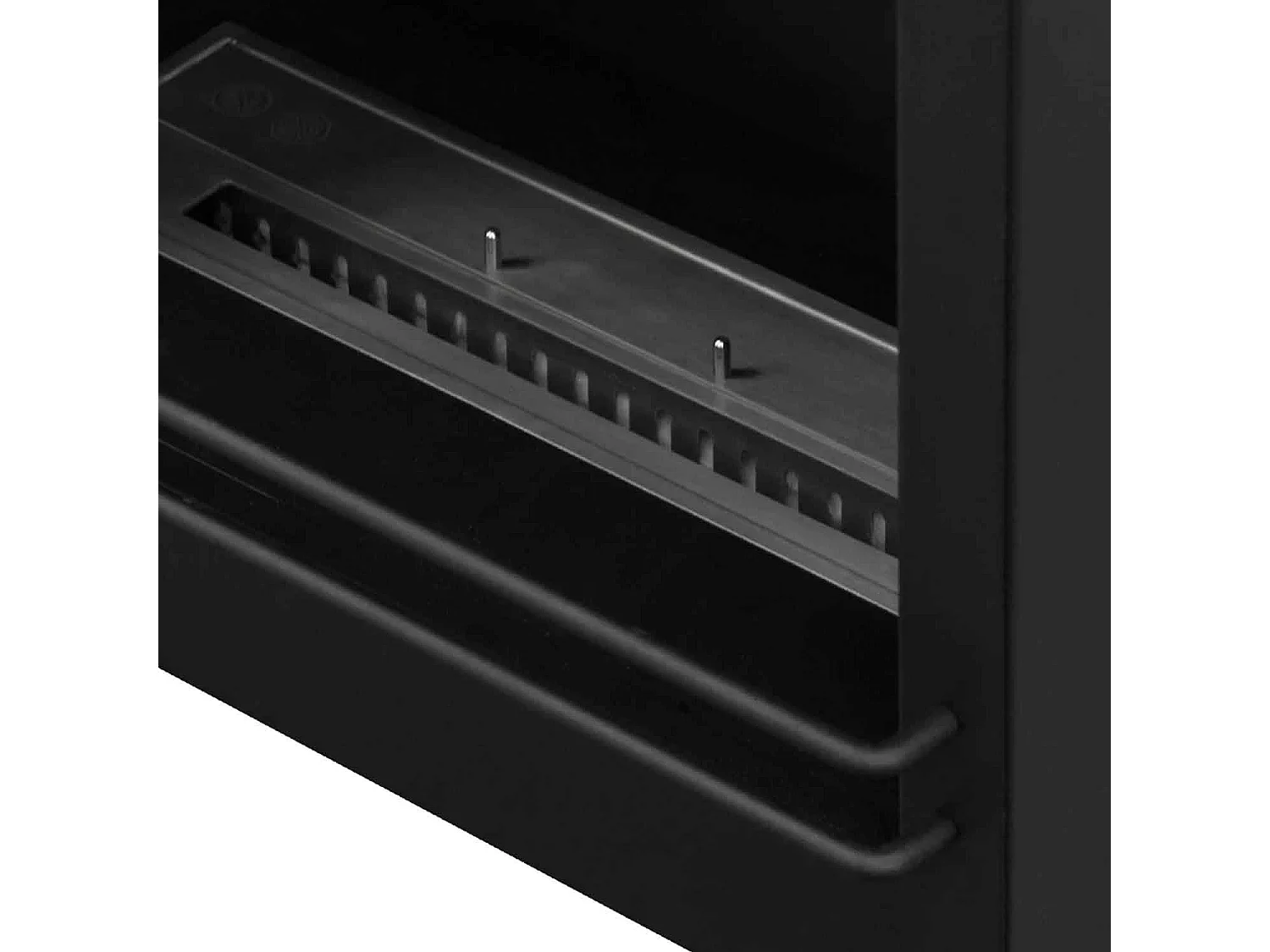 Bellini - Chimenea de bioetanol de suelo 96x35xH96 cm, blanco