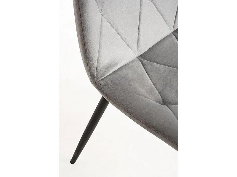 Sillas Comedor - Silla Lyke Terciopelo - Gris