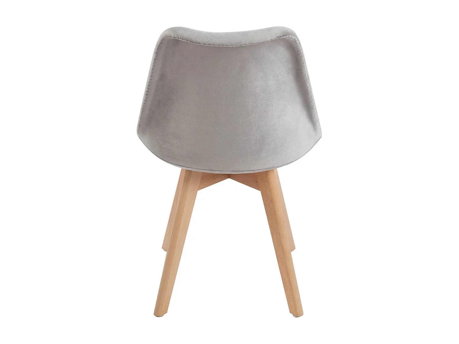 Packs Sillas Comedor - Pack 4 Sillas Synk Terciopelo - Gris claro