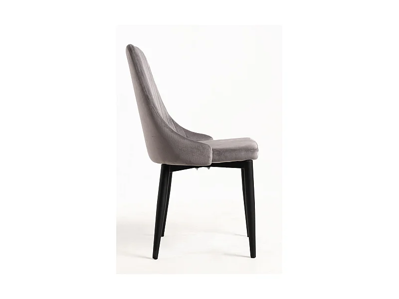 Packs Sillas Comedor - Pack 6 Sillas Kan Terciopelo - Gris