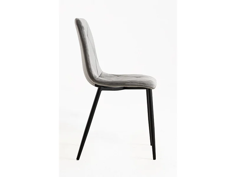 Packs Sillas Comedor - Pack 6 Sillas Lyke Terciopelo - Gris claro