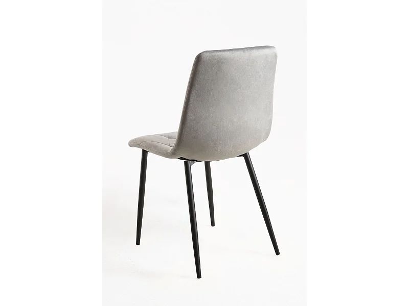 Packs Sillas Comedor - Pack 6 Sillas Lyke Terciopelo - Gris claro