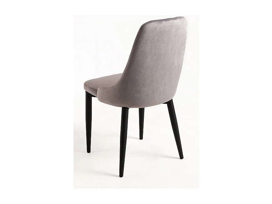 Sillas Comedor - Silla Kan Terciopelo - Gris