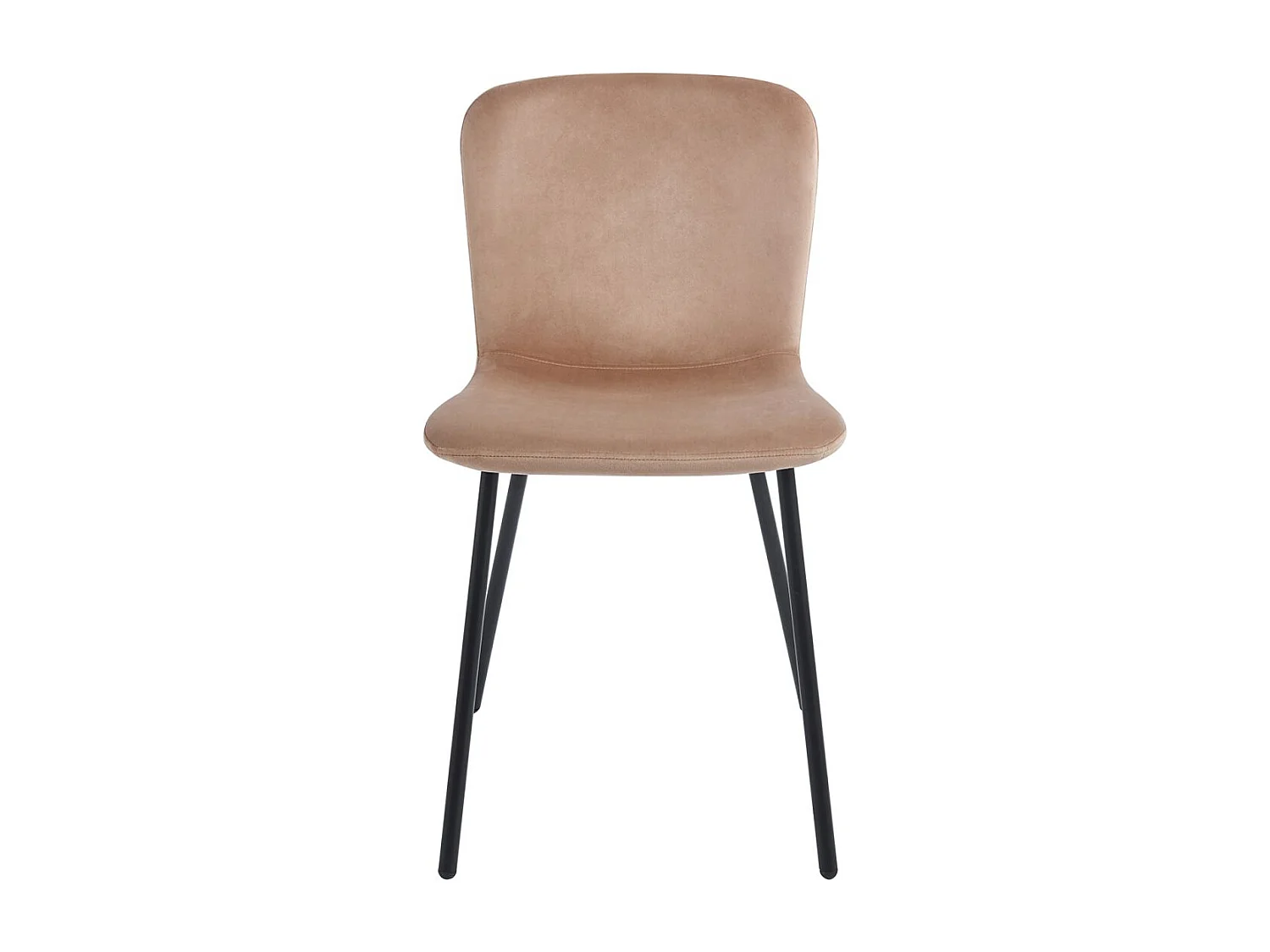 Sillas Comedor - Silla Welna Terciopelo - Champán