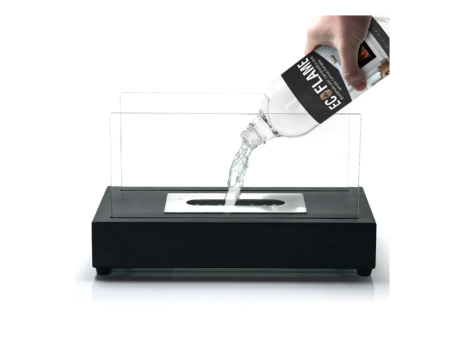 Ecoflame - Bioéthanol écologique carburant naturel pour cheminées (12 bouteilles de 1L)