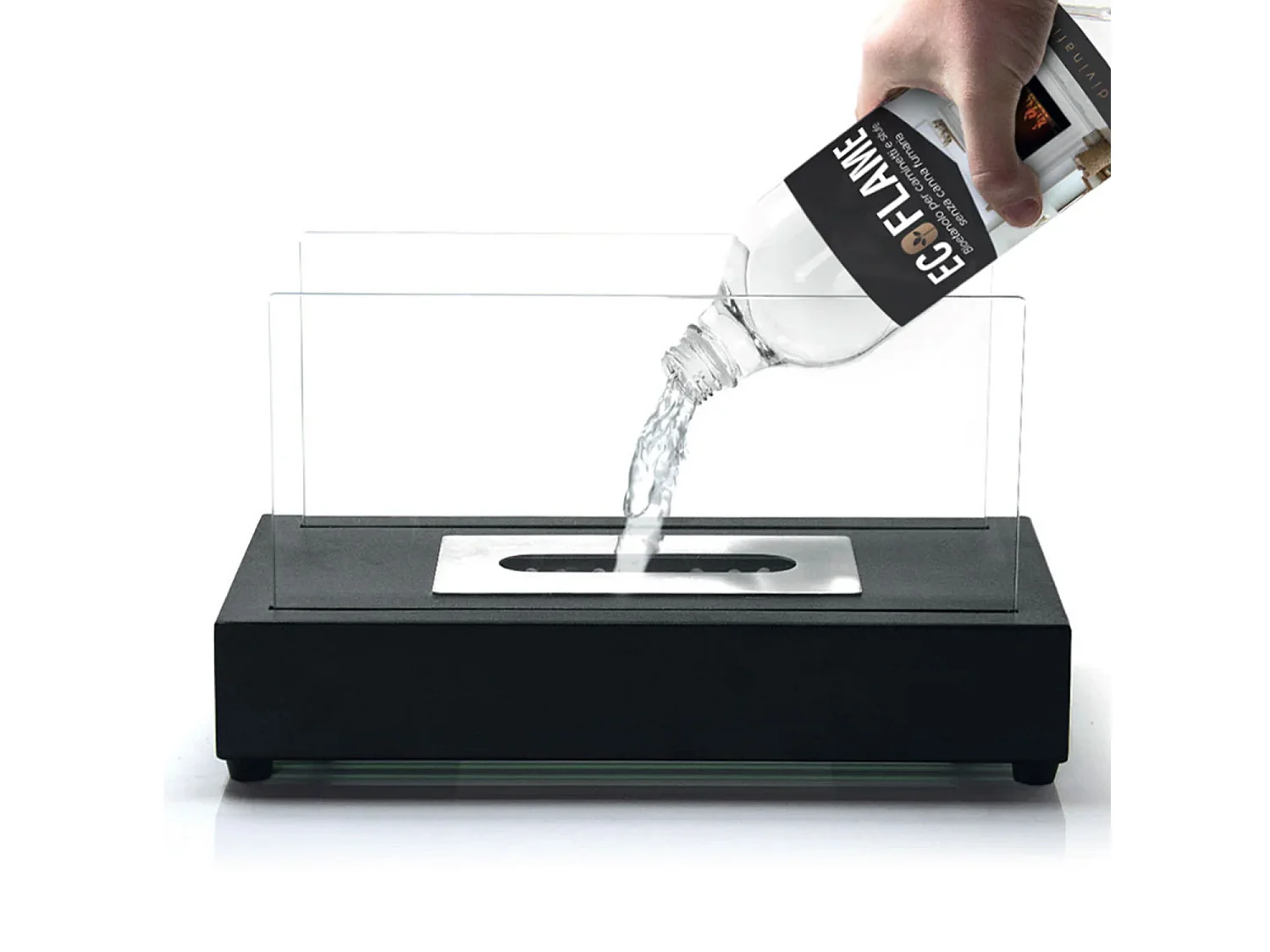 Ecoflame - Bioéthanol écologique carburant naturel pour cheminées (12 bouteilles de 1L)