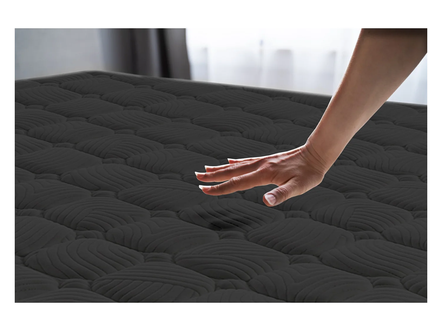 Colchón Air Black, Viscoelástica - 160 x 190 cm