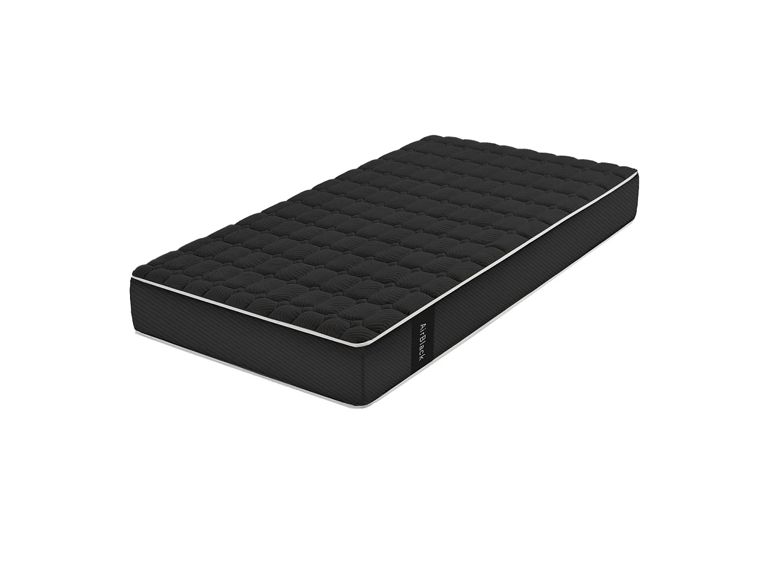 Matelas Mousse à memoire de forme Air Black - 90X200 cm - Moonia