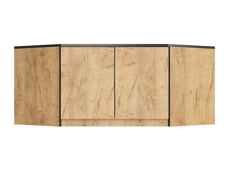 Sopralzo per armadio AKORD S100 Quercia Craft 100 cm 2 ante 100x50x55 cm