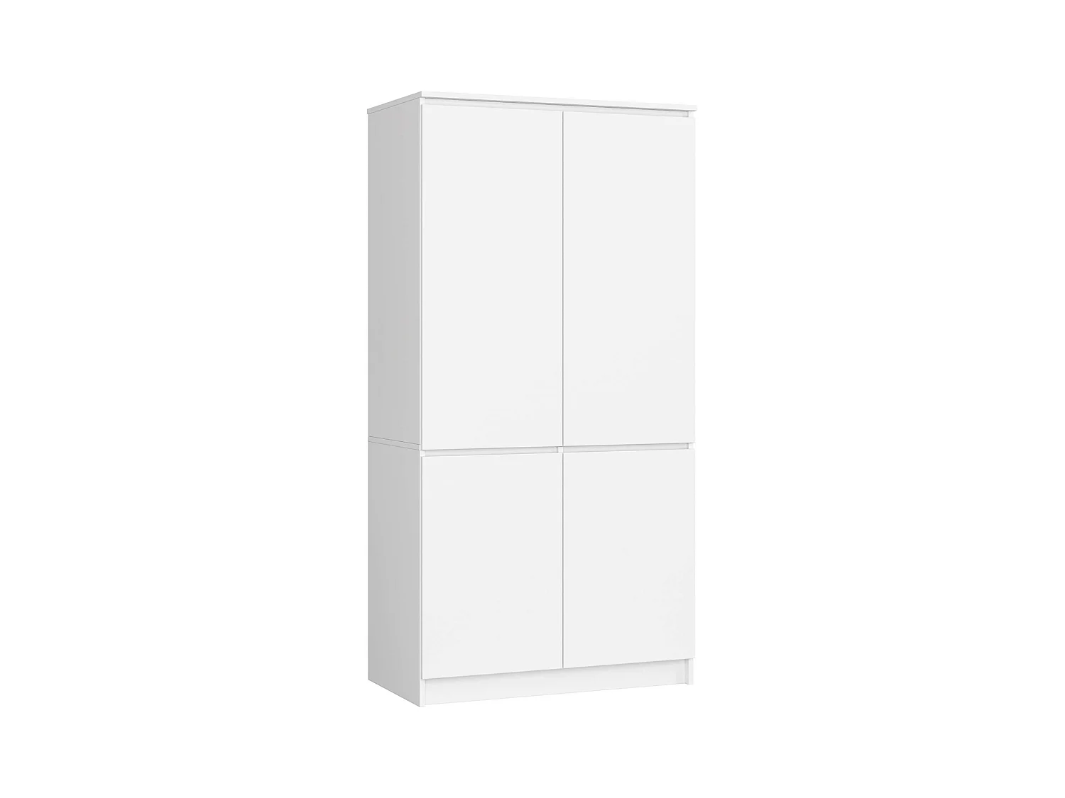 Armadio AKORD S90 4 ante Bianco 90x51x180 cm