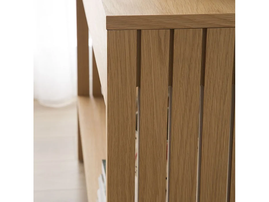 Mobile da ingresso pannello in lamiera naturale naturale 35x75