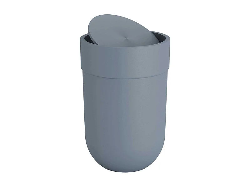 Cestino per la spazzatura con coperchio, 6 litri (1,6 galloni) BLU ARDESIA