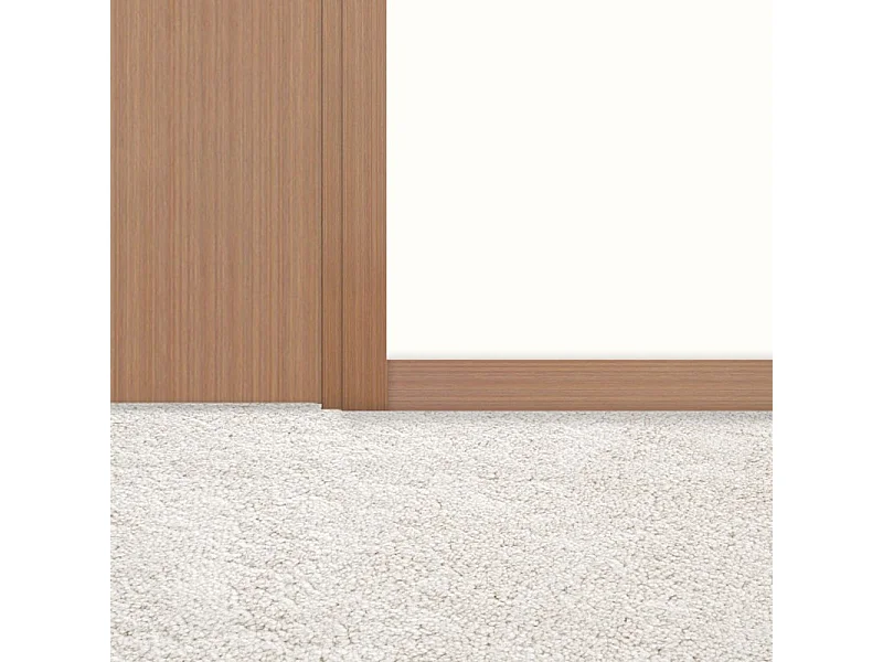 Plinthes assorties pour bloc-porte Premium aspect chêne gris