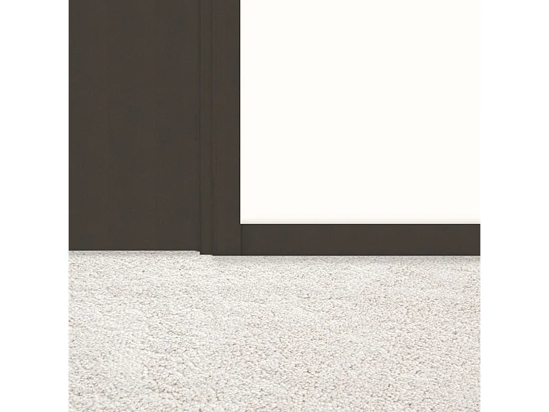 Plinthes assorties pour bloc-porte Premium aspect cuir basalte