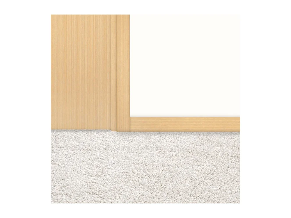 Plinthes assorties pour bloc-porte Premium aspect chêne clair