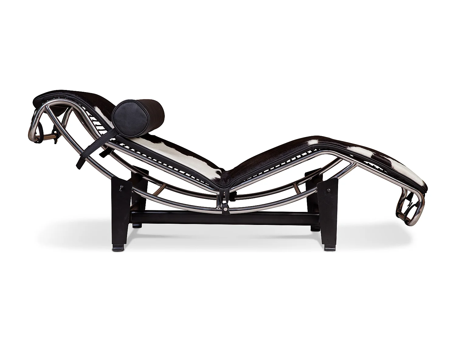 Chaise longue Designer - Tapissée en poney - Kart Pony marron