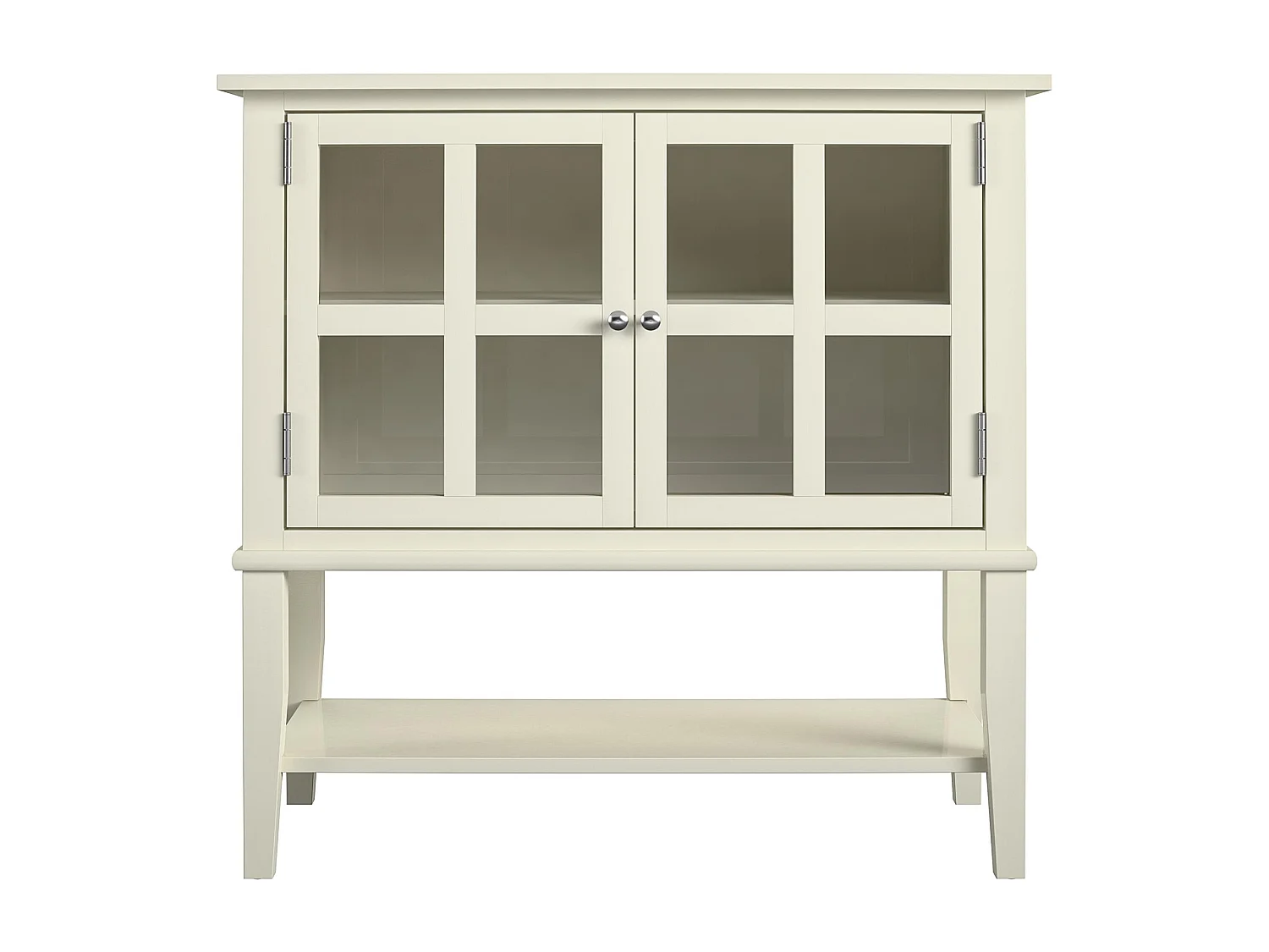 Armario con 2 Puertas en MDF Blanco