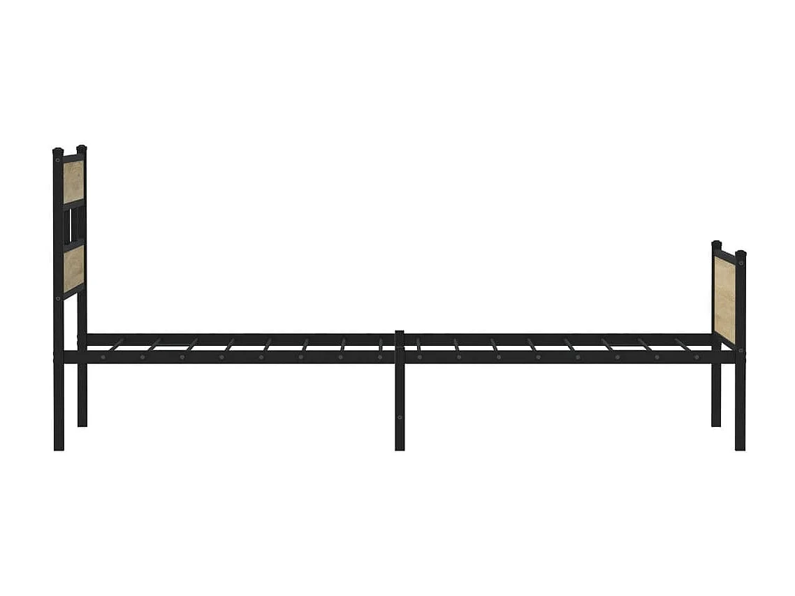 Cadre de lit sans matelas chêne sonoma 90x190 cm