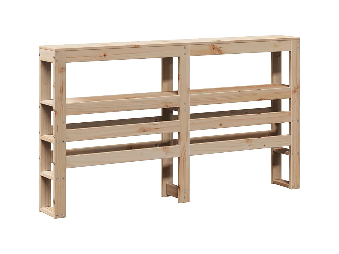 Cadre de lit sans matelas 150x200 cm bois de pin massif