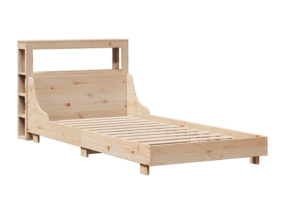 Cadre de lit sans matelas 90x190 cm bois de pin massif