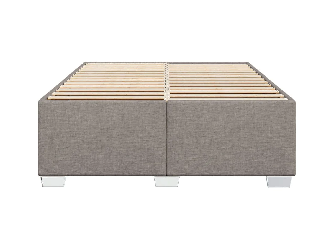 Cadre de lit Taupe 160x200 cm Tissu