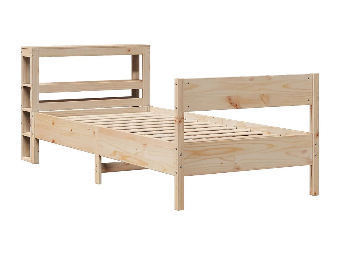 Cadre de lit sans matelas 90x190 cm bois de pin massif
