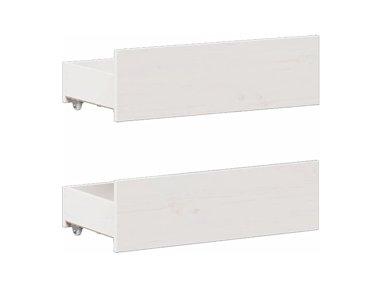 Cadre de lit sans matelas avec tête de lit 180x200 cm bois pin