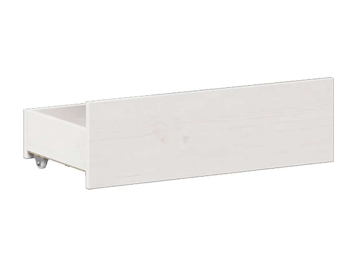 Cadre de lit sans matelas avec tête de lit 180x200 cm bois pin