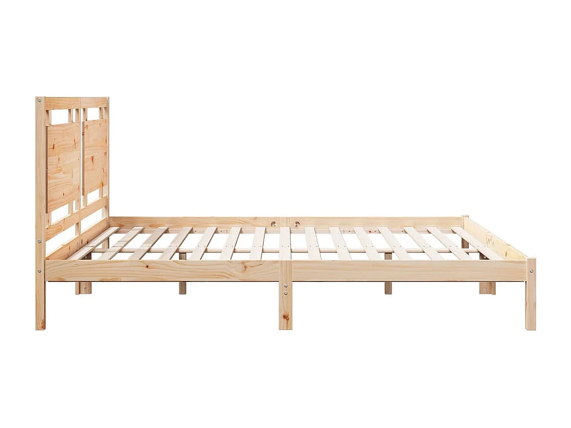 Cama extra longa sem colchão 180x220 cm madeira maciça