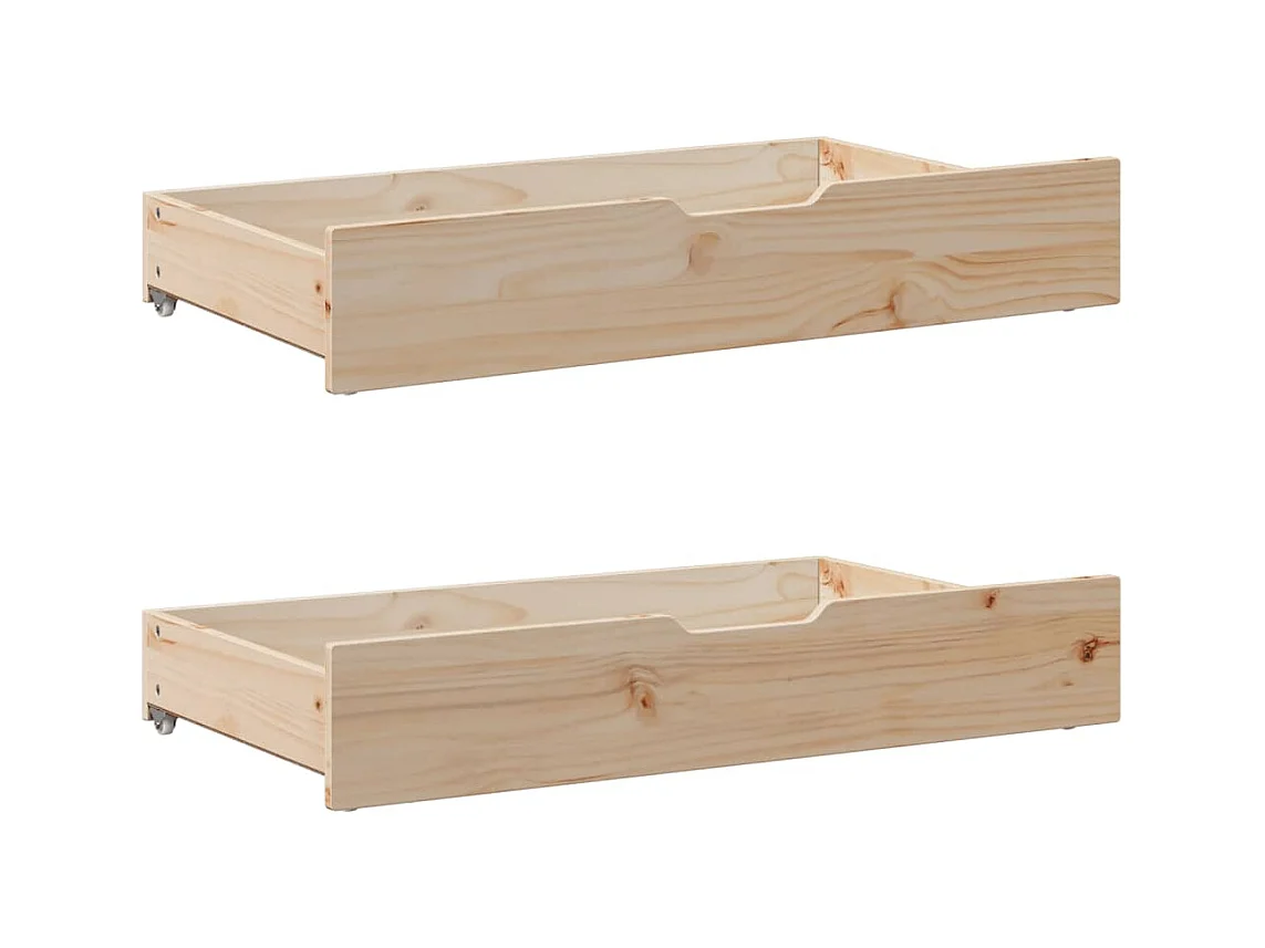 Cadre de lit sans matelas 100x200 cm bois massif de pin