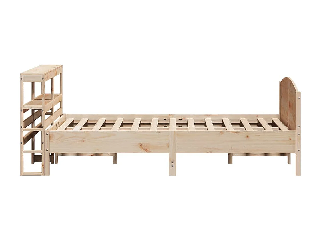 Cama sem colchão 160x200 cm madeira de pinho maciça