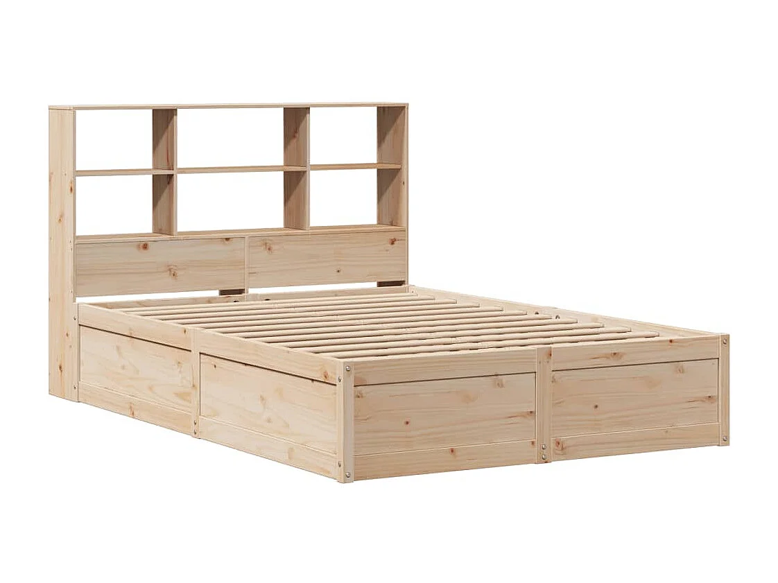 Cama sem colchão 120x200 cm madeira de pinho maciça