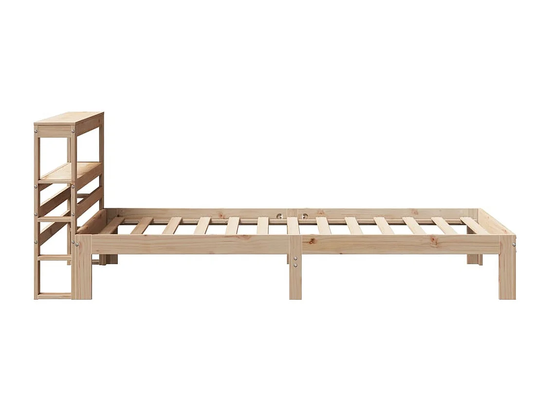 Cadre de lit avec tête de lit 90x190 cm bois de pin massif