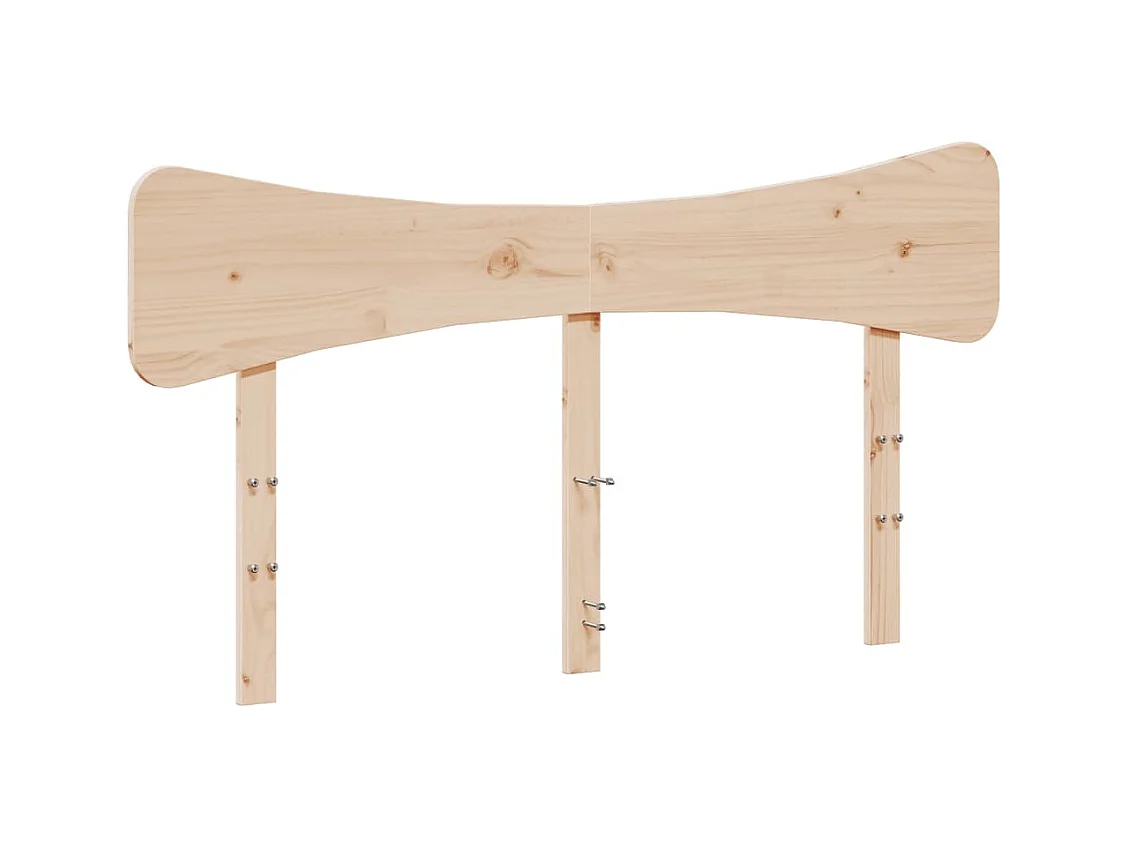 Cadre de lit sans matelas 150x200 cm bois de pin massif