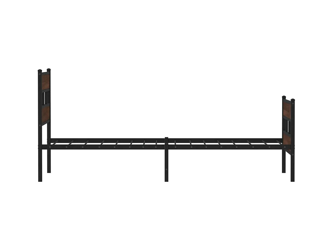 Cadre de lit sans matelas avec tête de lit pied de lit 90x200cm