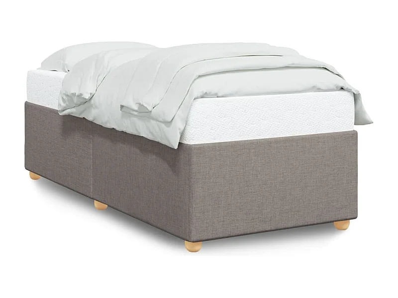 Cadre de lit Taupe 80x200 cm Tissu
