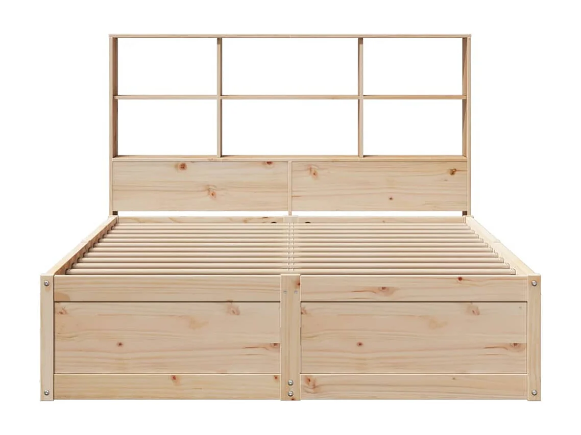 Cama sem colchão 160x200 cm madeira de pinho maciça