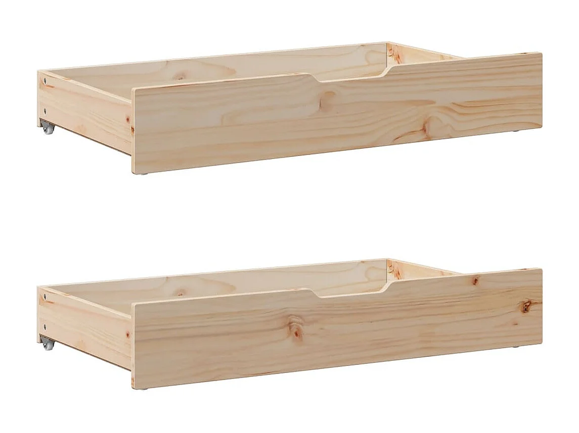 Cadre de lit sans matelas 75x190 cm bois de pin massif