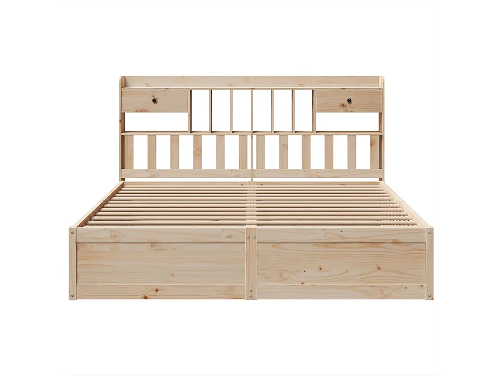 Cama sem colchão 180x200 cm madeira de pinho maciça