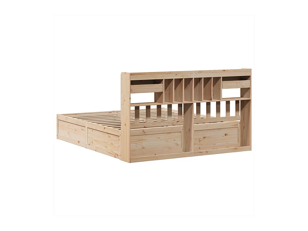 Cama sem colchão 180x200 cm madeira de pinho maciça