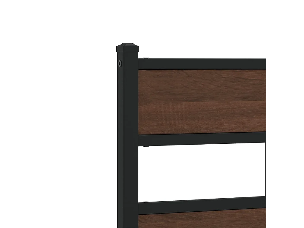 Cadre de lit sans matelas avec tête de lit 107x203 cm