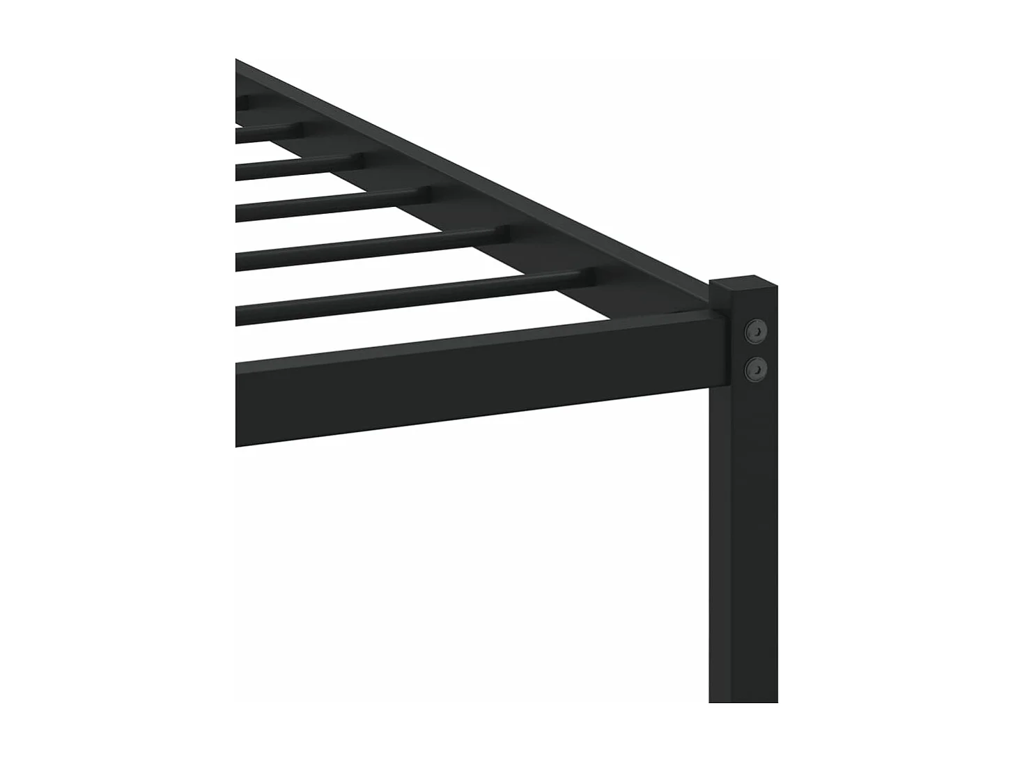 Cadre de lit sans matelas avec tête de lit 107x203 cm