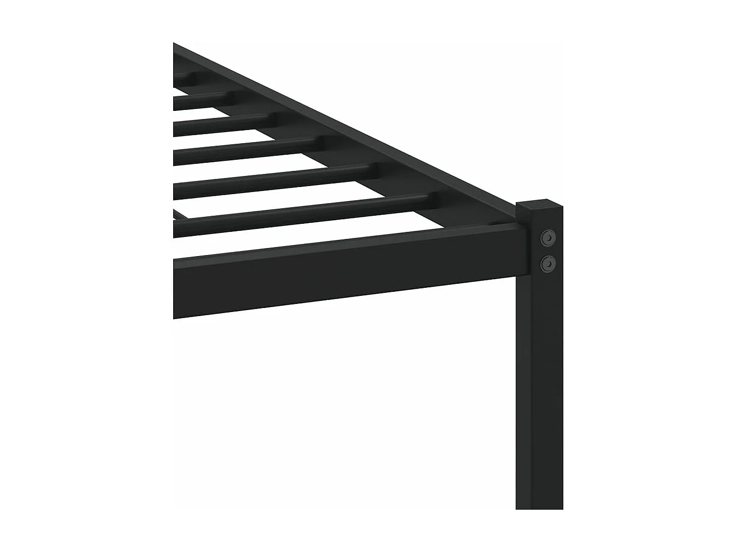 Estructura cama con cabecero sin colchón marrón roble 150x200cm