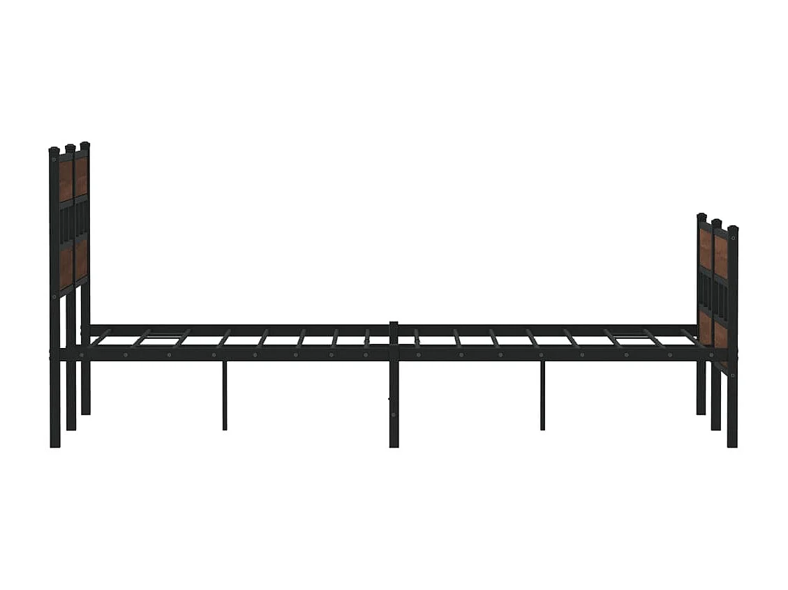 Estructura de cama con cabecero y pie sin colchón 120x200cm