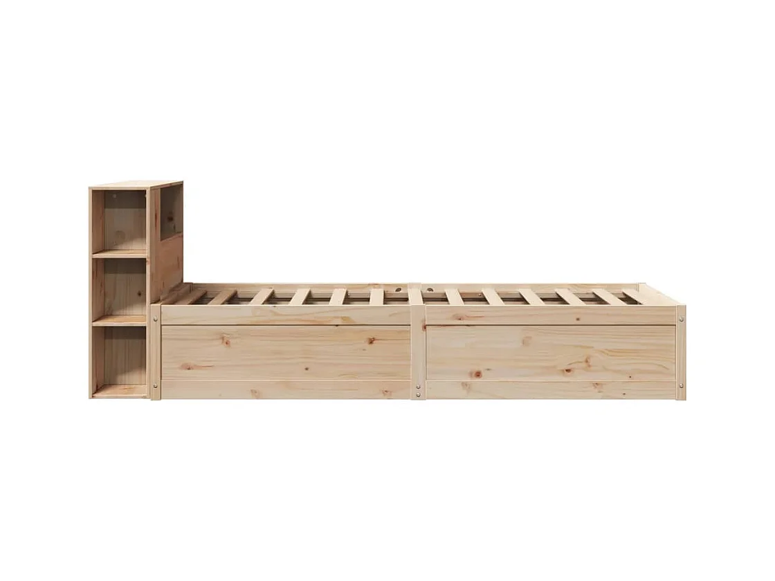 Cadre de lit sans matelas 100x200 cm bois massif de pin