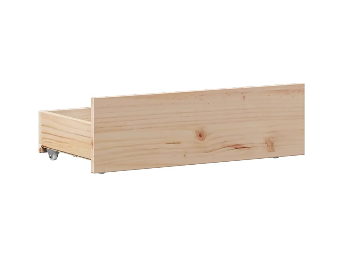 Cadre de lit sans matelas avec tête de lit 75x190 cm pin massif