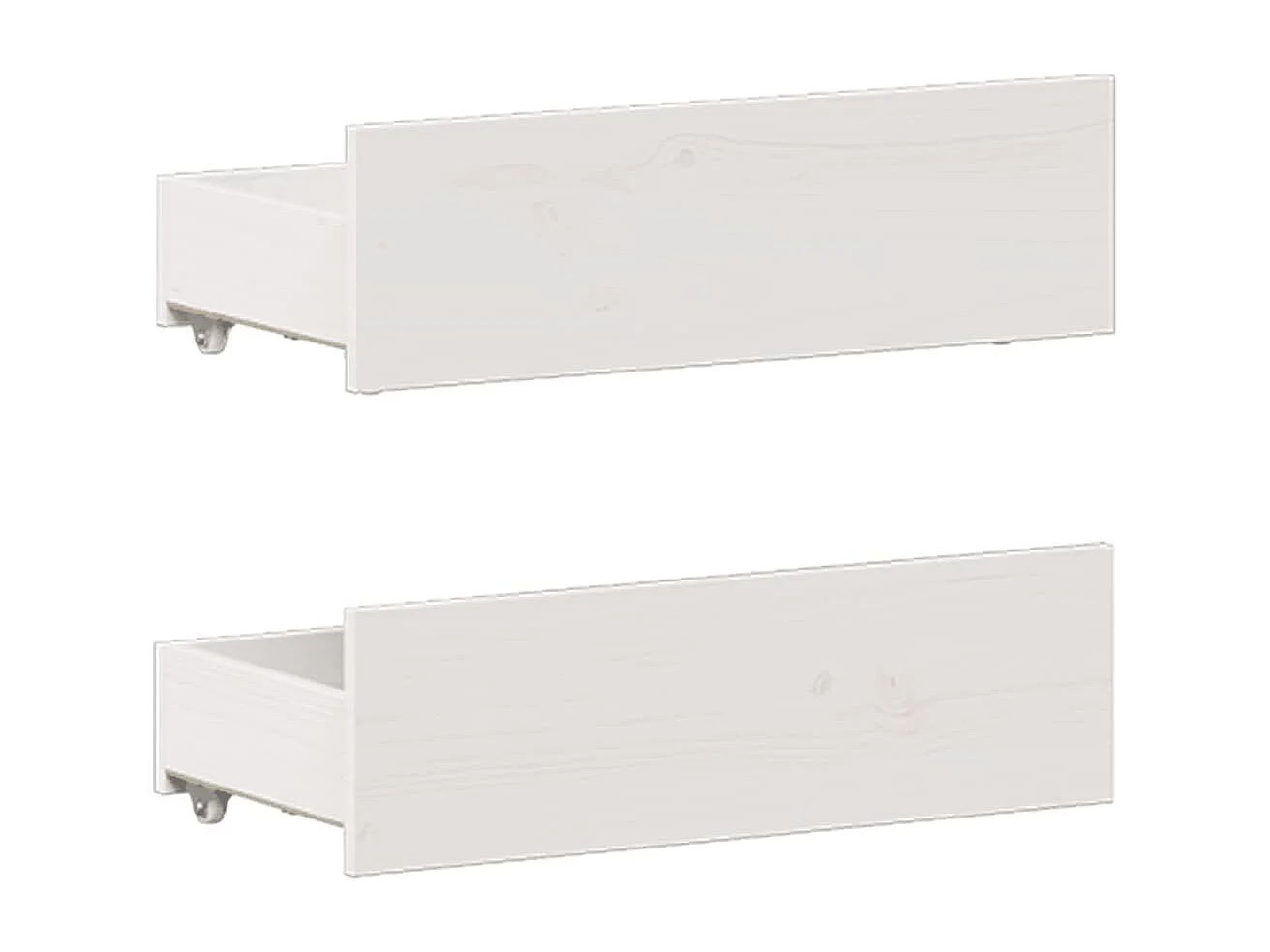 Cadre de lit sans matelas avec tête de lit blanc 120x190 cm pin