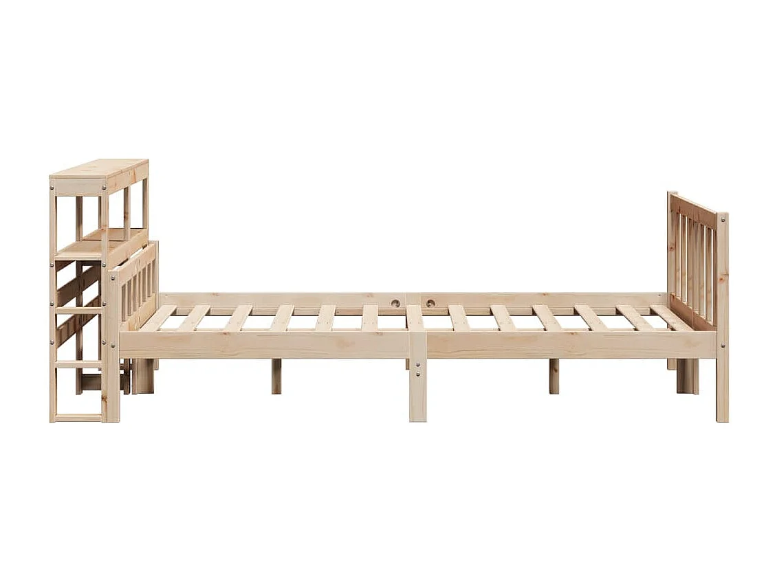 Cama sem colchão 160x200 cm madeira de pinho maciça